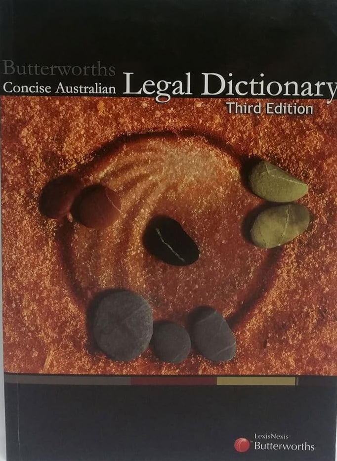 Butterworths Concise Australian Legal Dictionary cover image