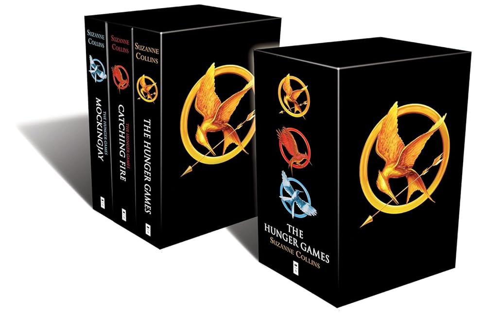 hunger games trilogy. suzanne collins cover image