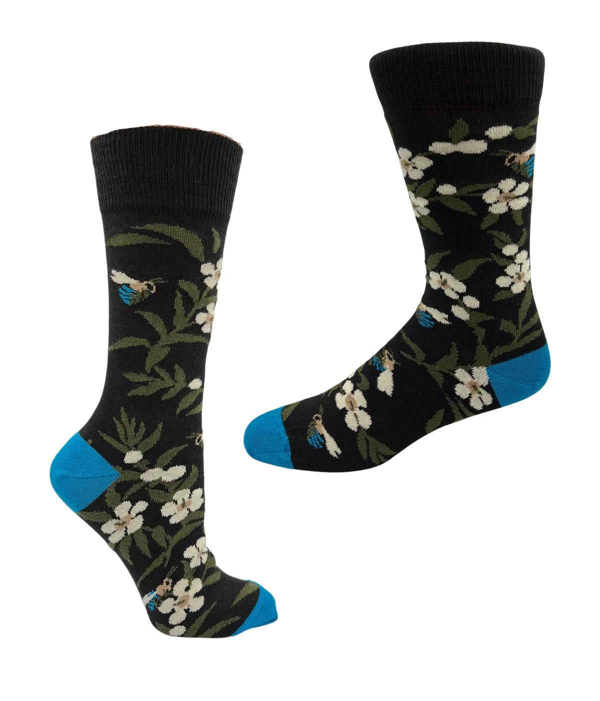 Blue Banded Bee socks