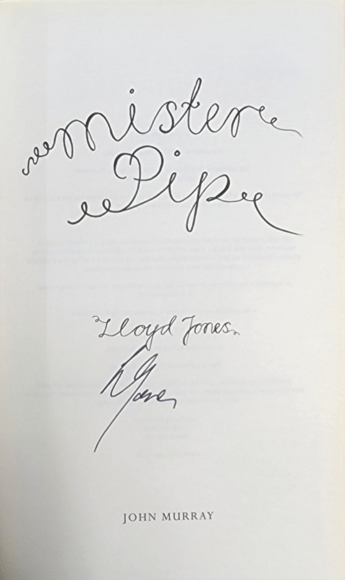 Mister Pip - SIGNED!