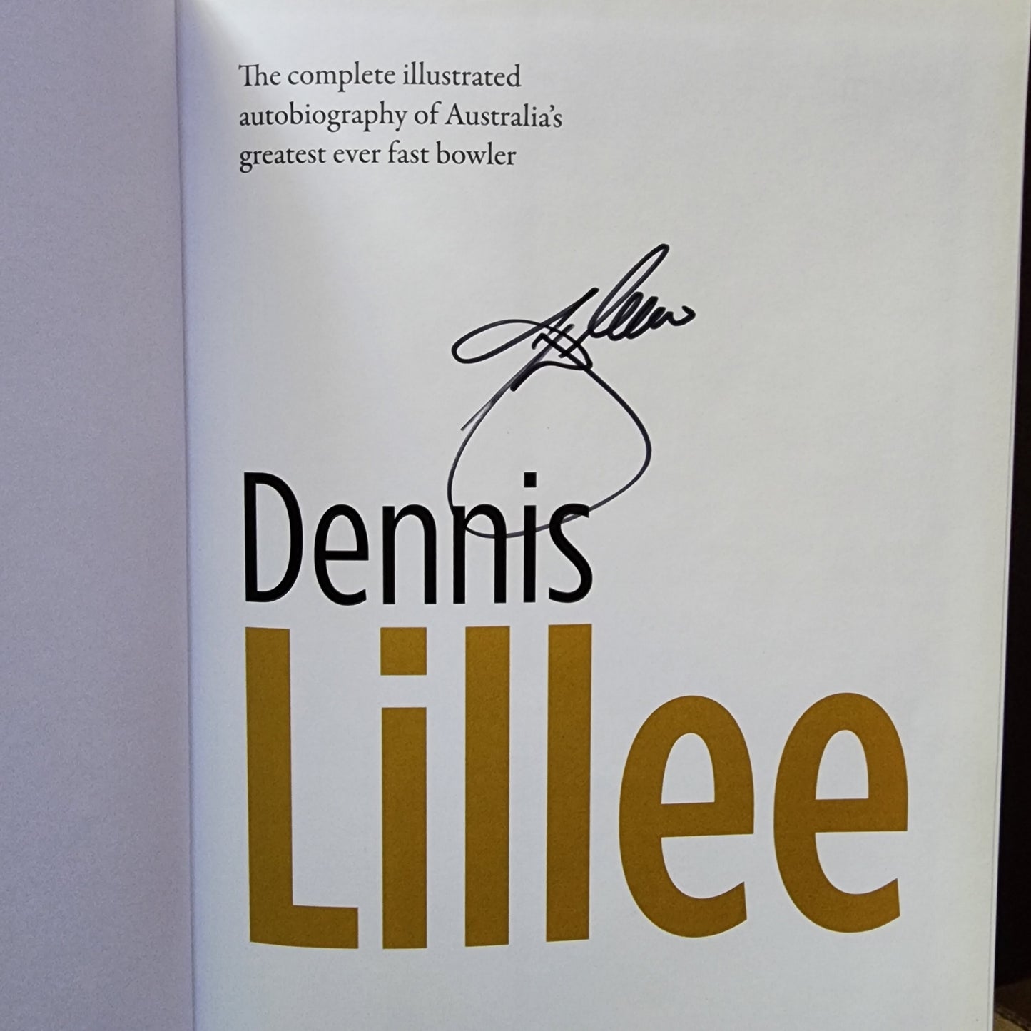 Dennis Lillee - SIGNED!