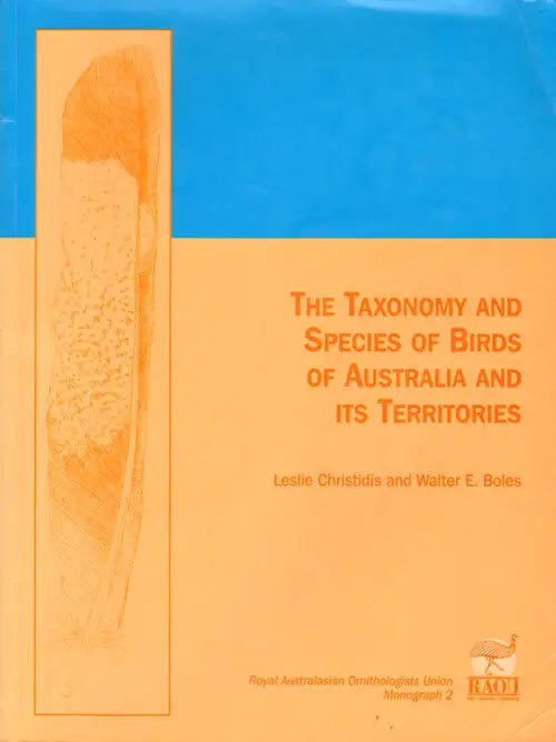 The Taxonomy and Species of Birds of Australia and Its Territories