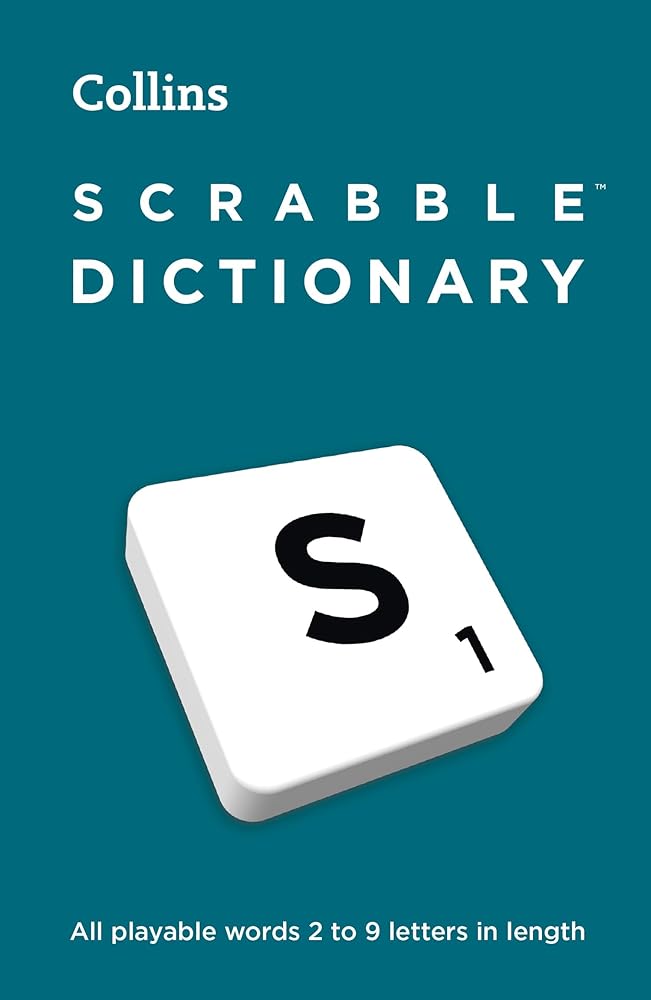 Collins SCRABBLE Dictionary The Official and Bestselling Scrabble Solver All Playable Words 2 9 Letters in Length. cover image