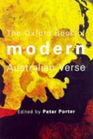 The Oxford book of modern Australian verse cover image