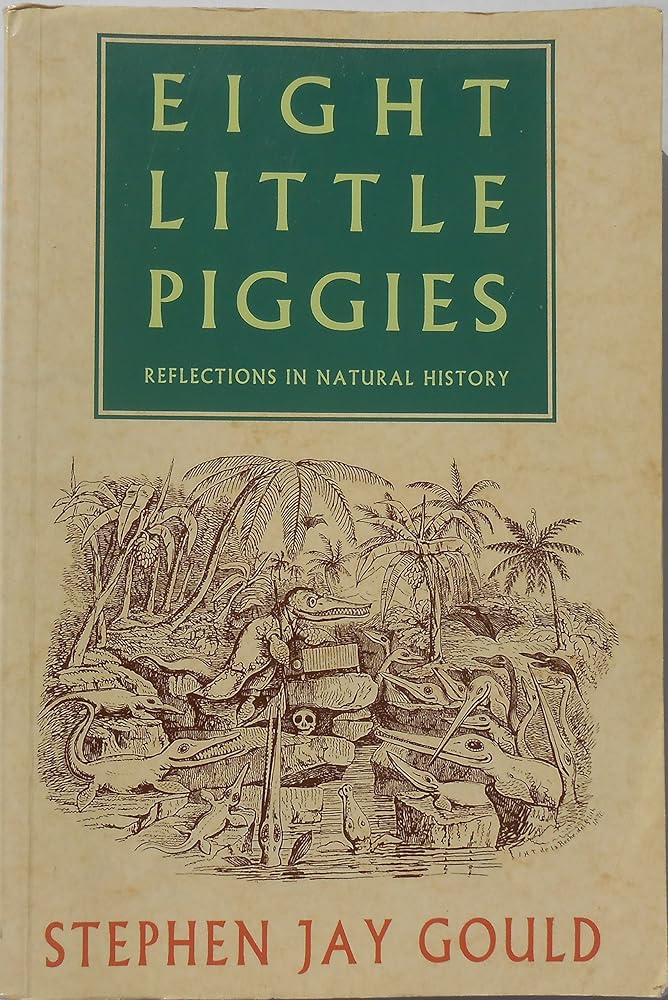 Eight little piggies: reflections in natural history cover image
