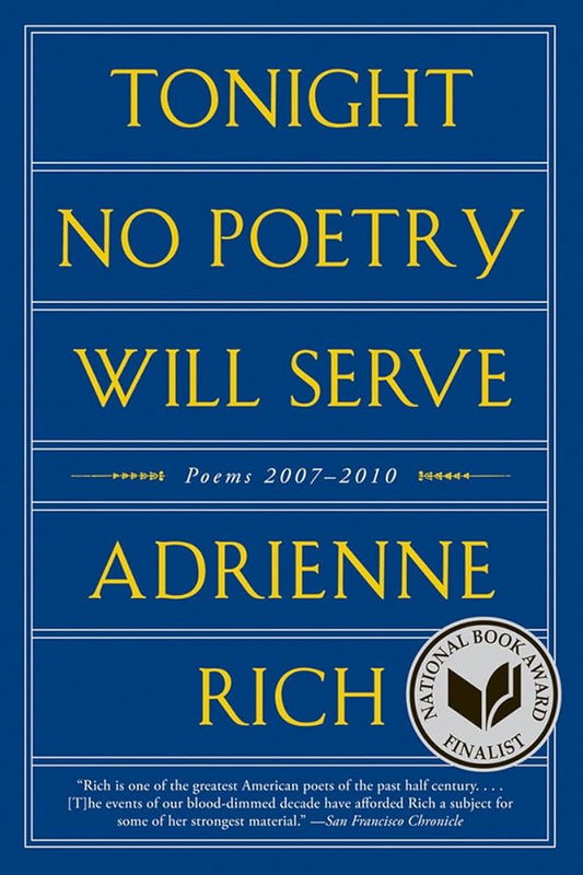 Tonight No Poetry Will Serve: Poems 2007–2010 cover image