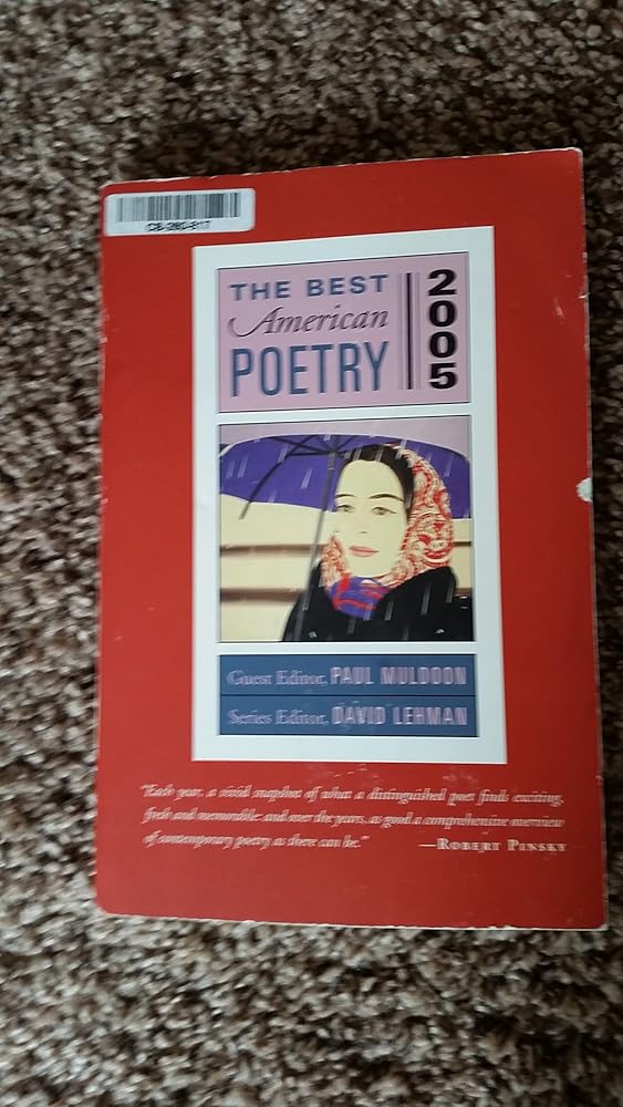 The Best American Poetry 2005 cover image