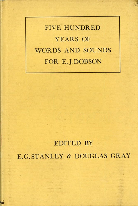 Five Hundred Years of Words and Sounds cover image