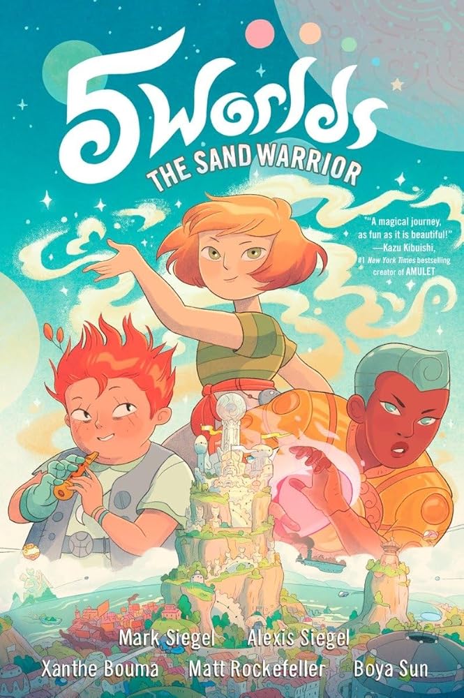 5 Worlds Book 1: The Sand Warrior: (A Graphic Novel) cover image