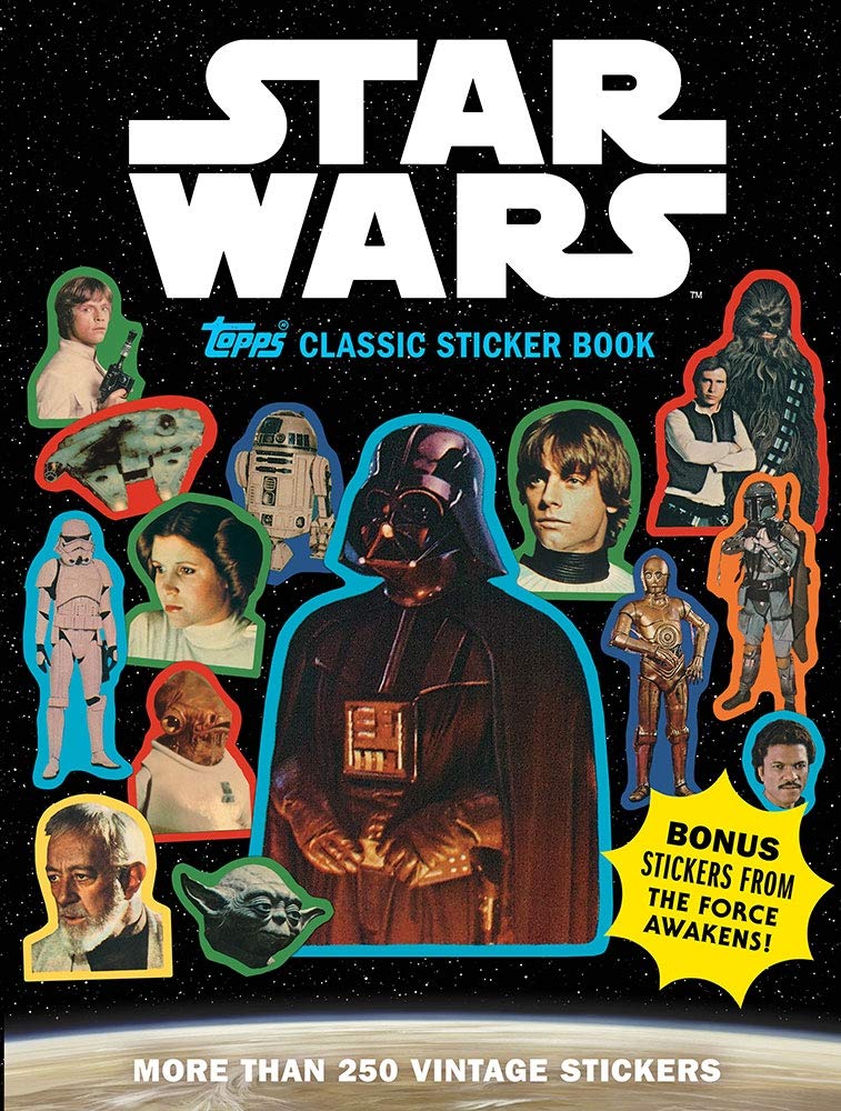 Star Wars Topps Classic Sticker Book cover image