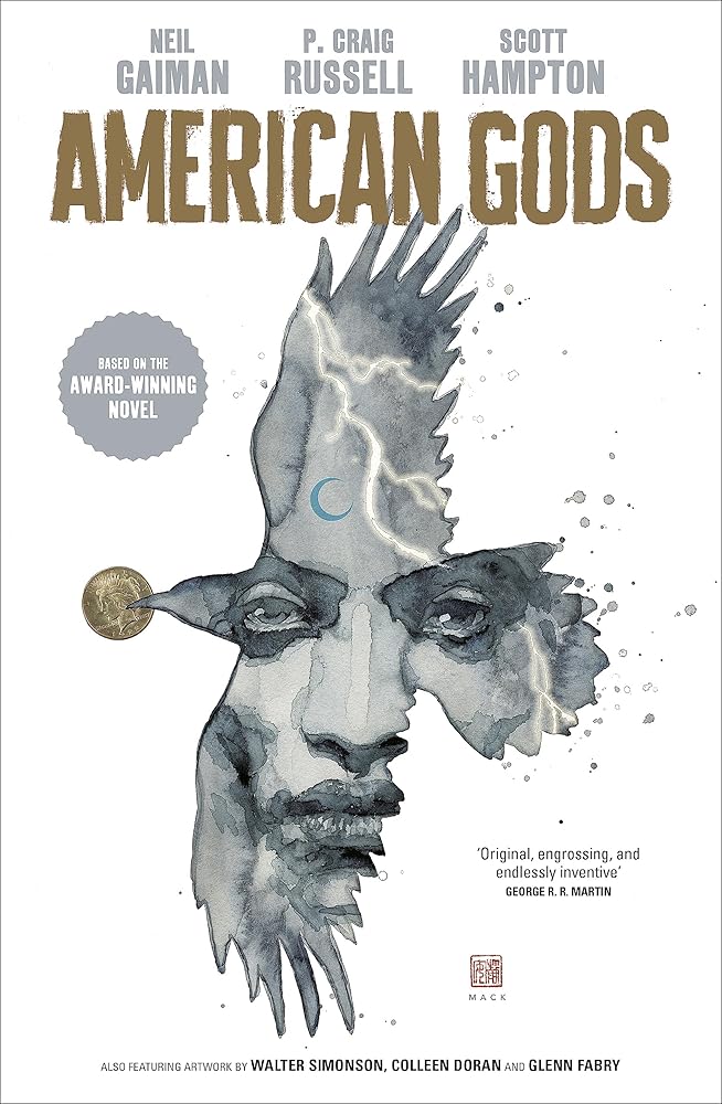 American Gods: Shadows: Adapted for the first time in stunning comic book form [Hardcover] [Jan 01, 2018] Neil Gaiman & Craig Russell cover image