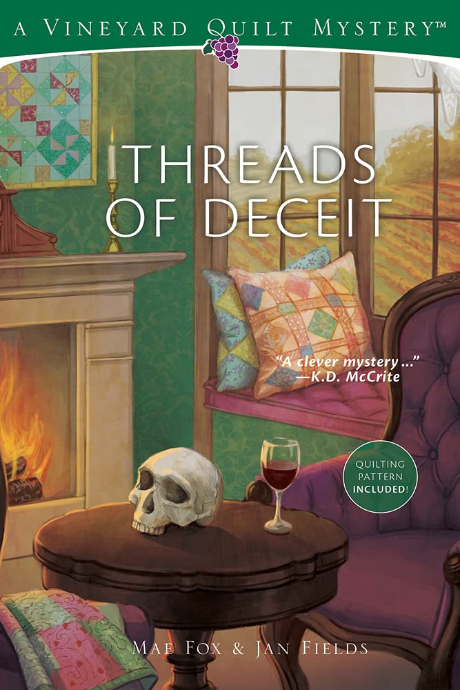 Threads of Deceit (Vineyard Quilt Mysteries) cover image