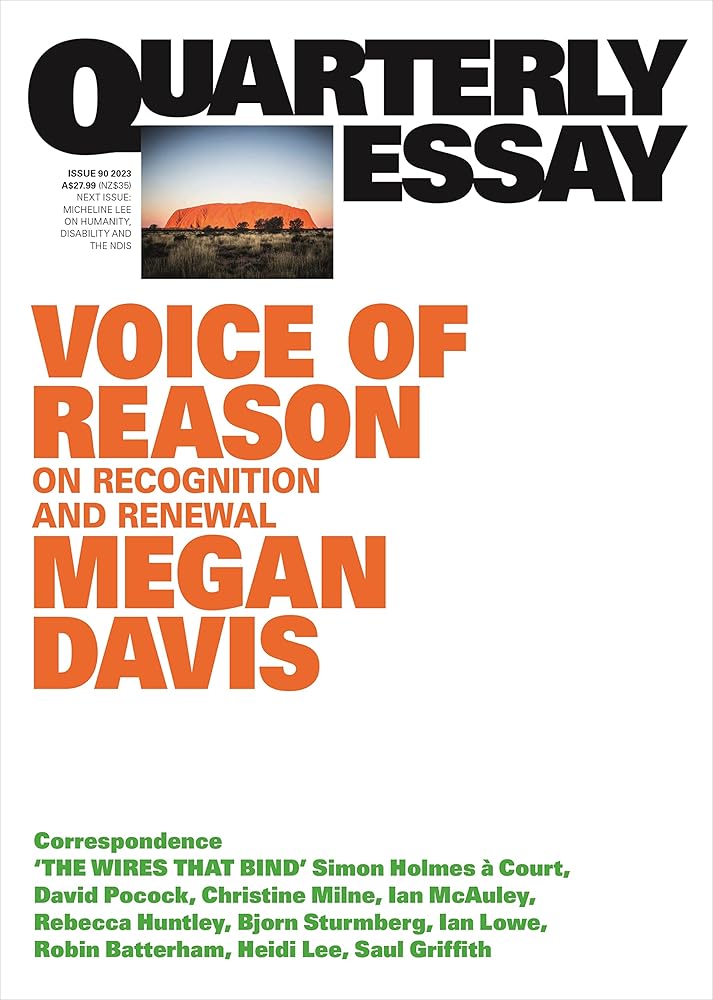 Voice of Reason: On Recognition and Renewal: Quarterly Essay 90 cover image