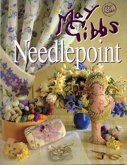 May Gibbs needlepoint cover image