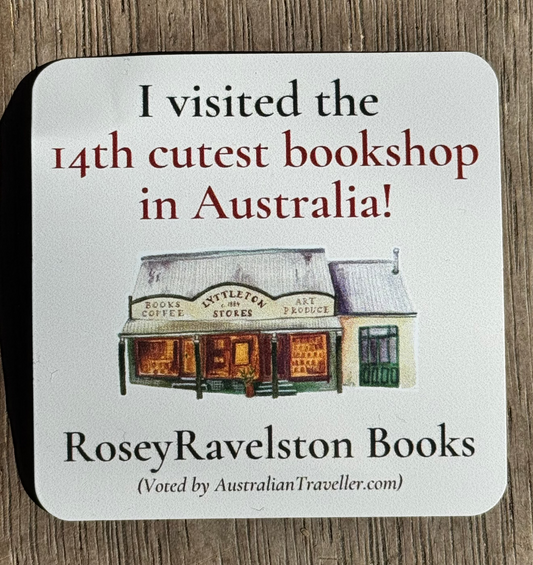 14th Cutest Bookshop In Australia Sticker