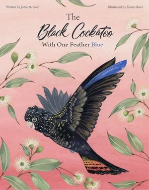 The Black Cockatoo With One Feather Blue