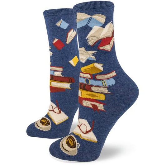 Bibliophile socks (Blue)