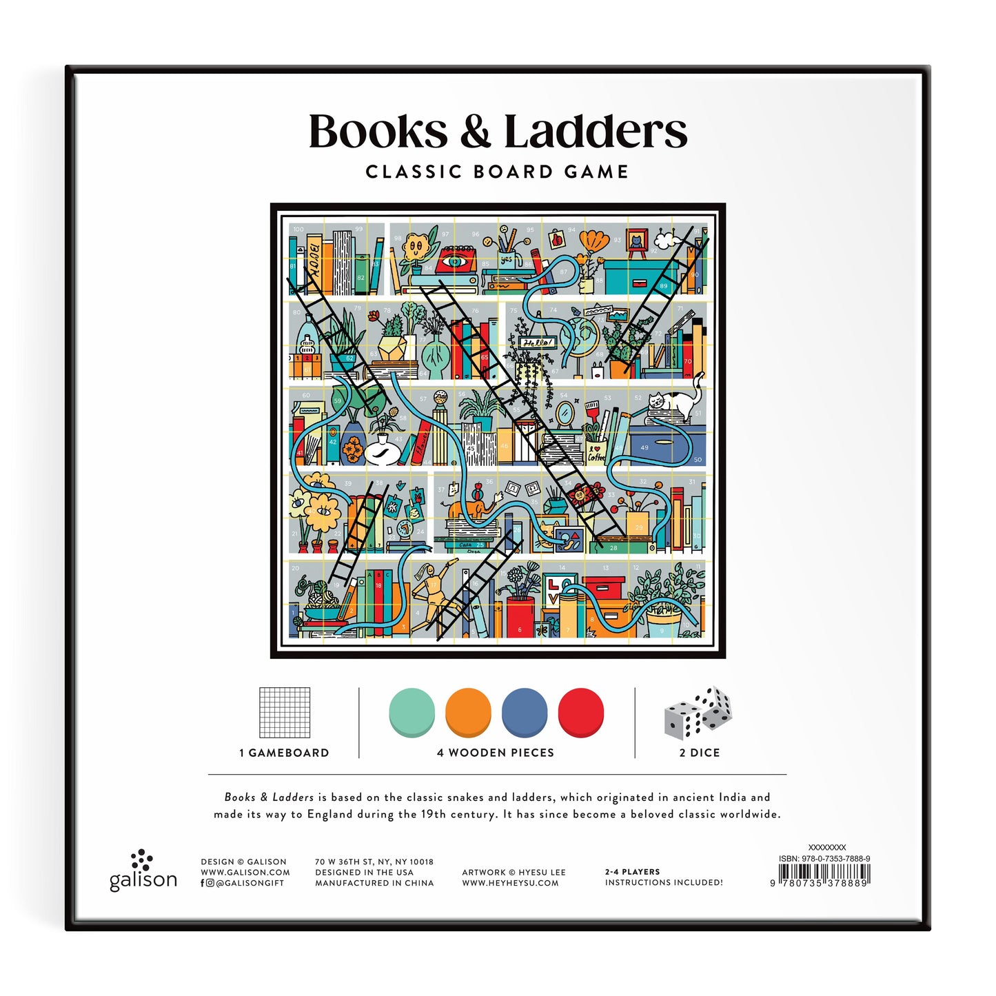 Books and Ladders: Classic Board Game