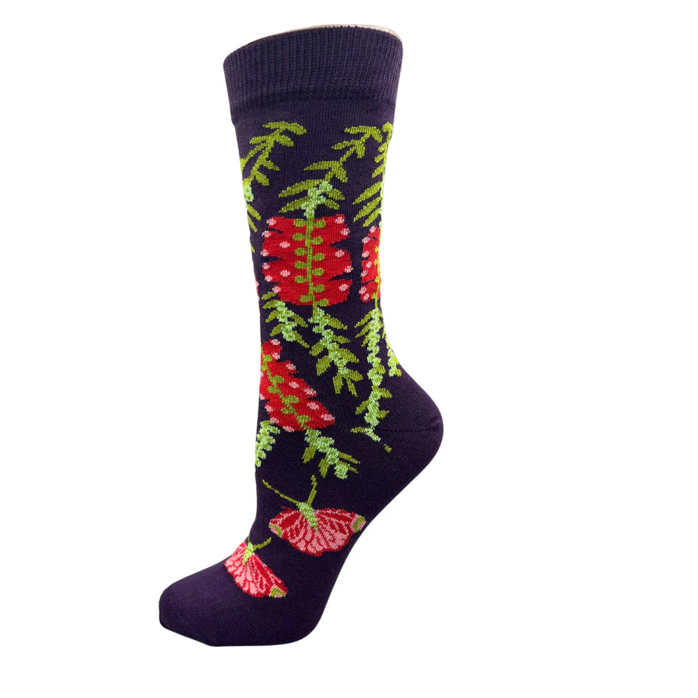 Bottle Brush socks (Purple)