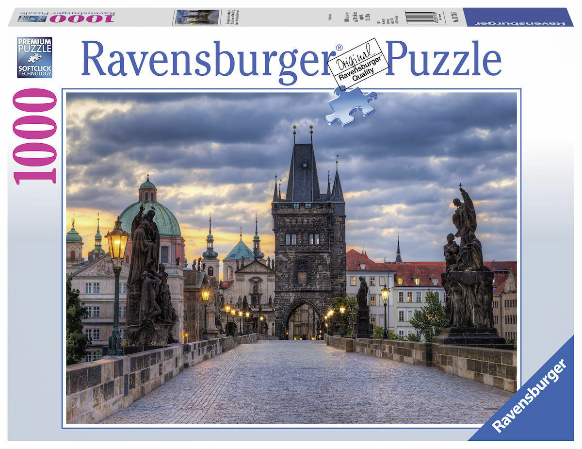 Charles Bridge at Dawn jigsaw (1,000 pieces)