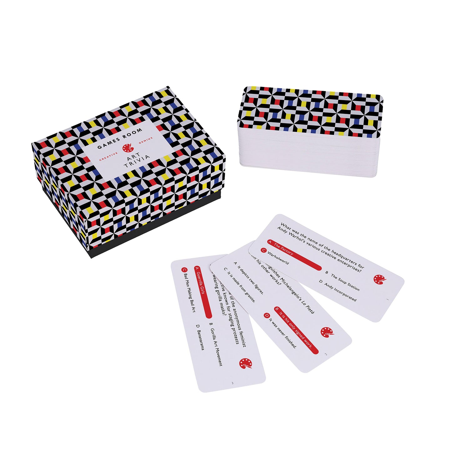 Art Trivia Quiz cards