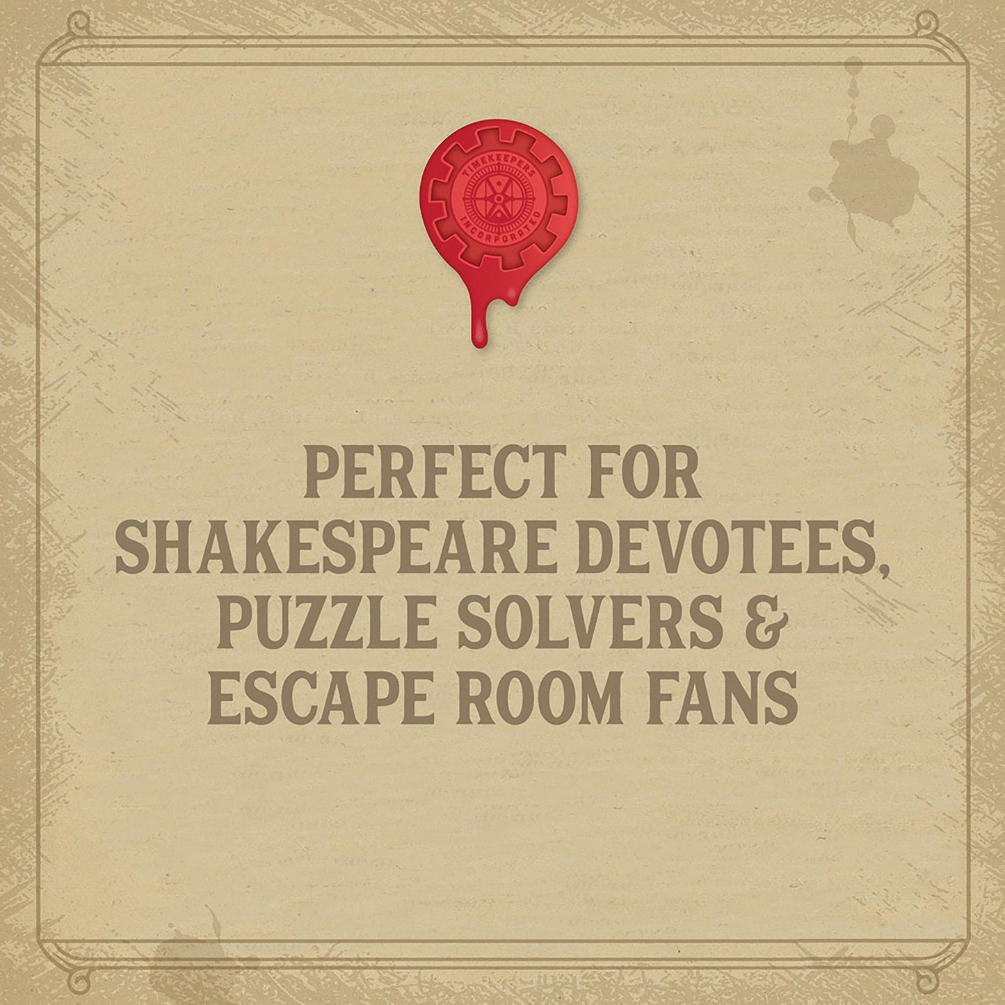 Timescape: Saving Shakespeare Escape Room Game