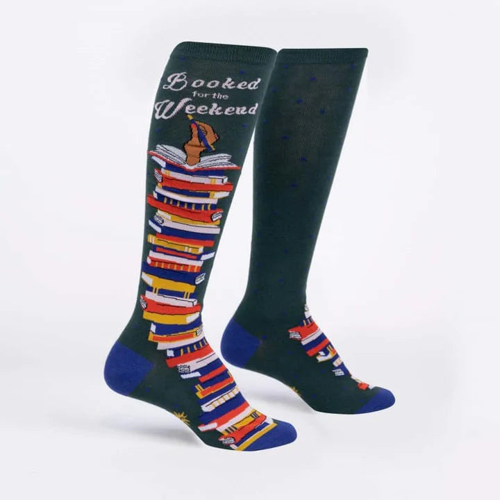 Booked for the Weekend - Womens Knee High socks