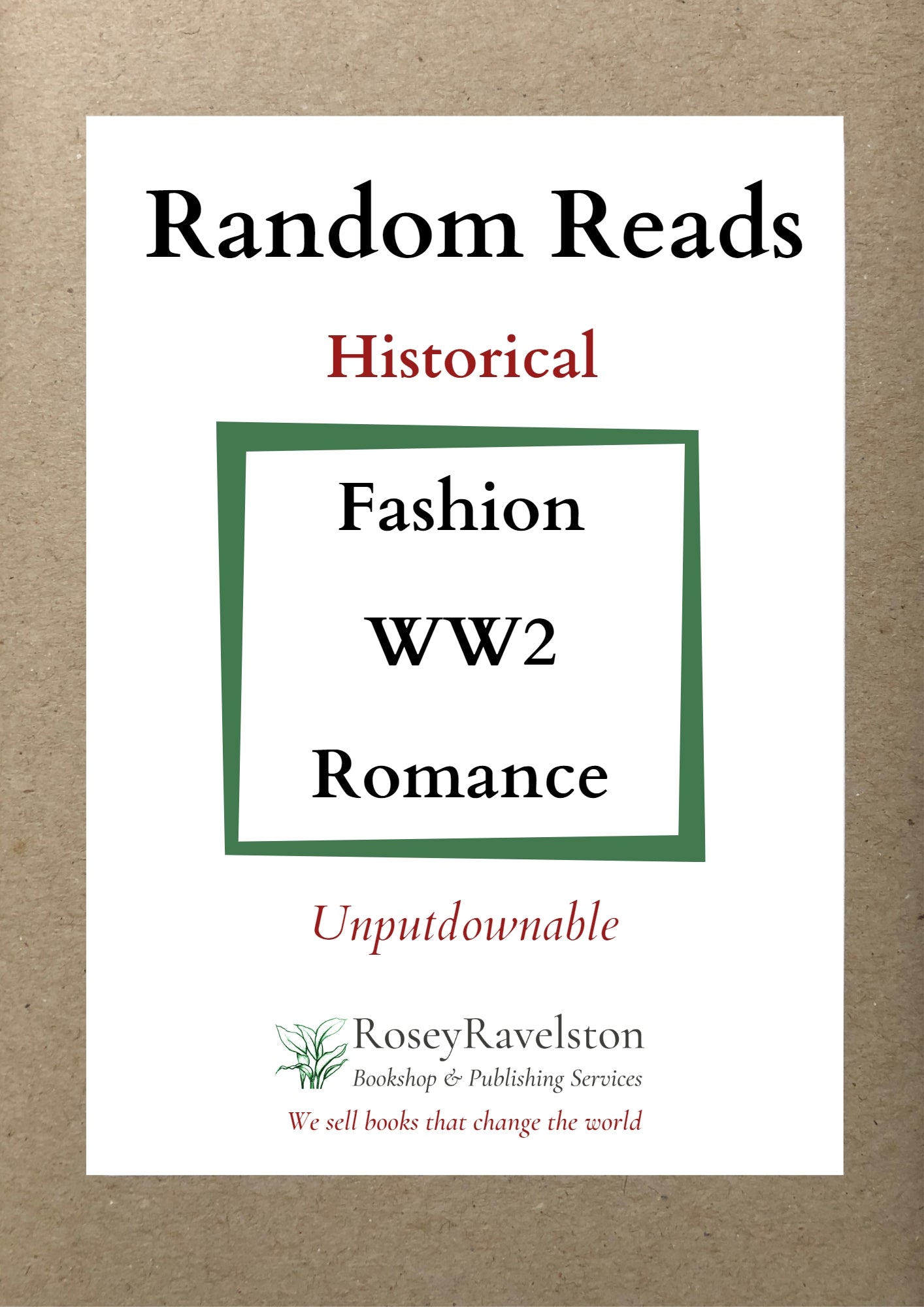 Random Reads - Historical