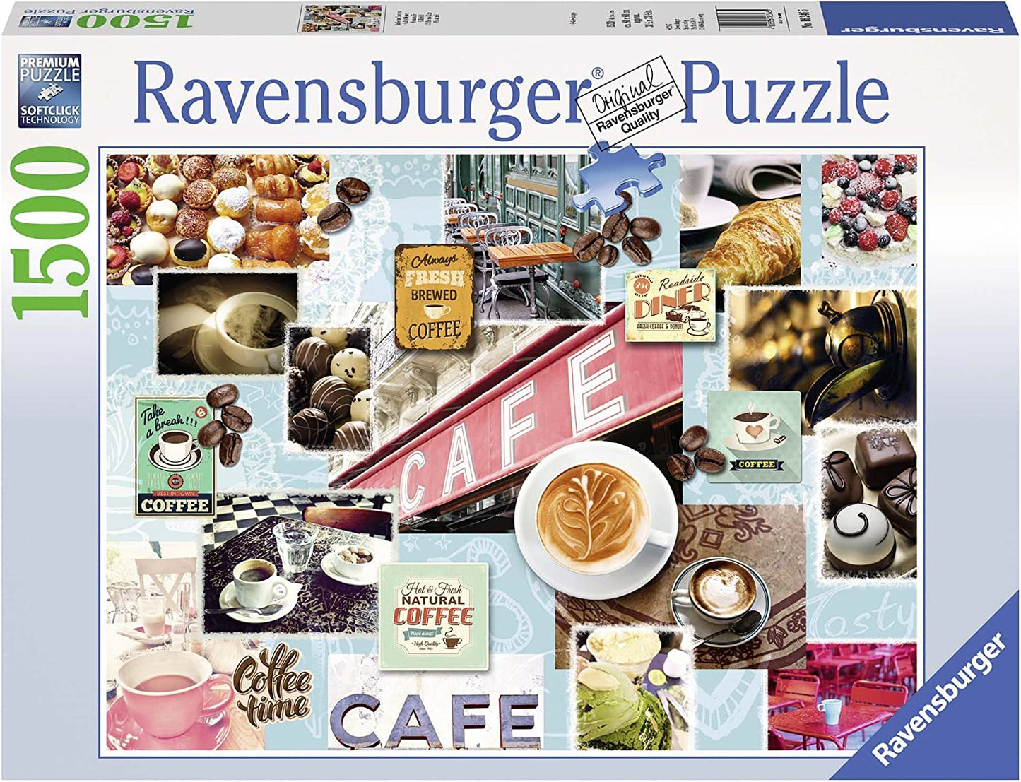Coffee and Cake jigsaw (1,500 pieces)