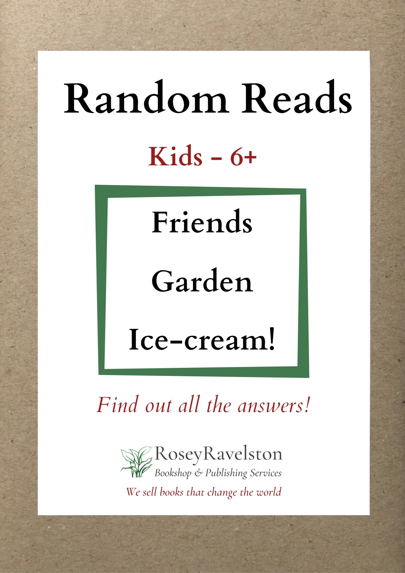 Random Reads - Kids