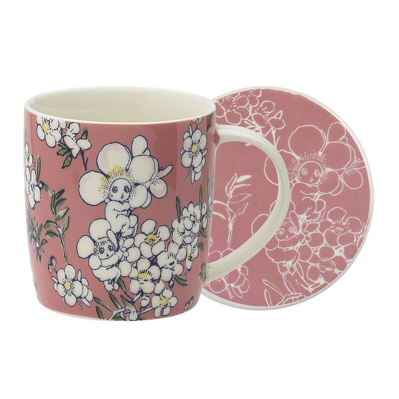 May Gibbs Mug & Coaster - Pink