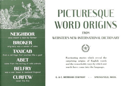 Picturesque Word Orgins